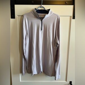 Rhoback Performance Quarterzip - XXL - Very Light Heather Purple